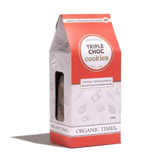 Organic Times Triple Choc Cookies 150g