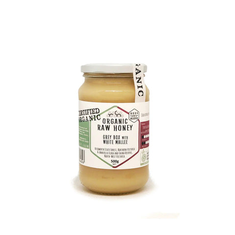 Raw Honey Grey Box with White Mallee 500g