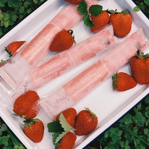 Made For Mothers Strawberries & Cream Broth Ice Block 85g