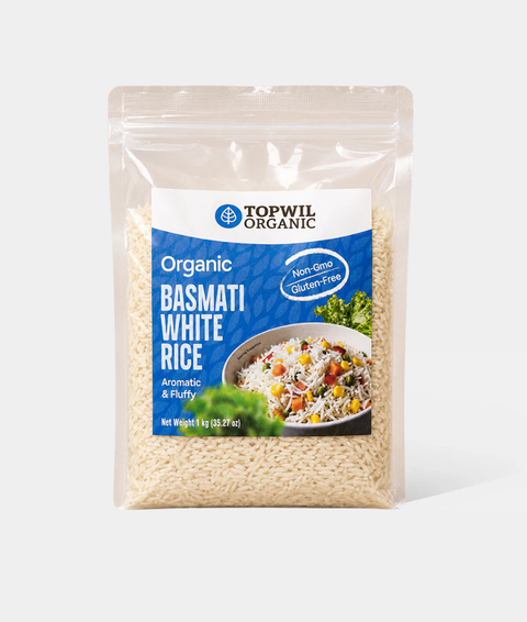 Topwil Organic White Basmati Rice 1kg