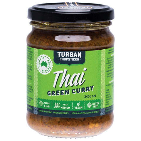 TURBAN CHOPSTICKS Curry Paste Thai Green Curry - 240g