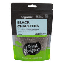 H2G Organic Black Chia Seeds 250g