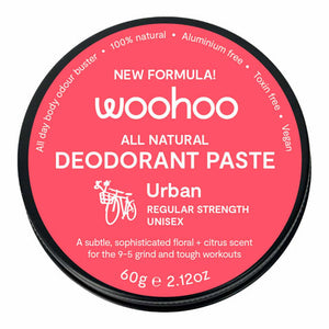 WOOHOO BODY Deodorant Paste (Tin) Urban 60g