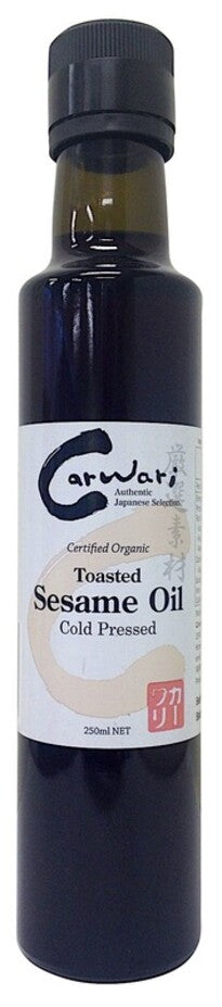 Carwari  Organic Toasted Sesame Oil Extra Virgin 250ml