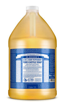 Dr. Bronner's Castile Soap liquid Peppermint 3.8L