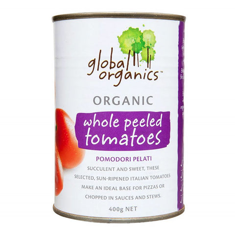 Global Whole Peeled Tomatoes 400g