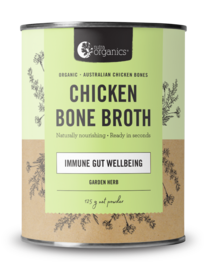 Nutra Organics Chicken Bone Broth Garden Herb 125g