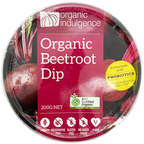 Organic Indulgence Beetroot Dip 200g