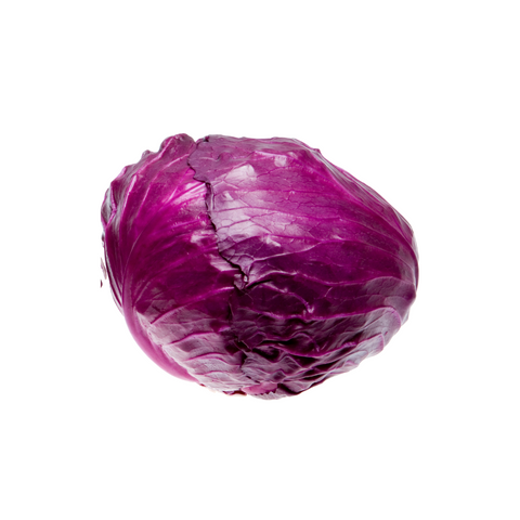 Red Cabbage whole Certified Organic each