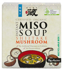 Kura Miso Shiitake 15g x 4