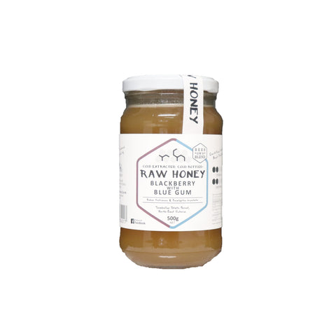 Raw Honey Blackberry With Blue Gum 500g