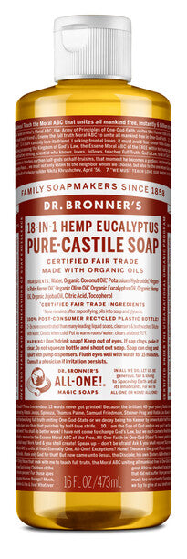 Dr. Bronner's Pure-Castile Soap Liquid Eucalyptus 473ml