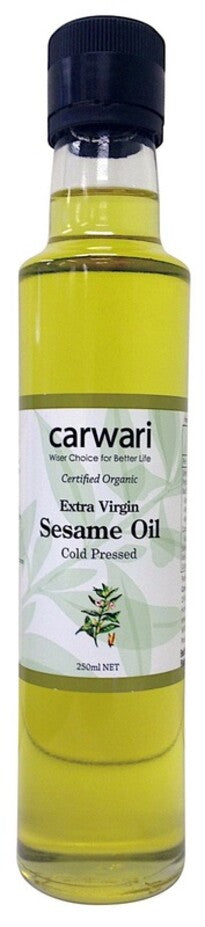 Carwari  Organic Sesame Oil Extra Virgin 250ml