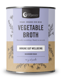 NutraOrganics Organic Vegetable Broth Mushroom Veggie 100g