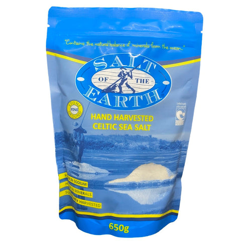 Salt of the Earth Celtic Sea Salt Fine 650g