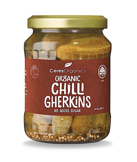 Ceres Organic Gherkins Chilli