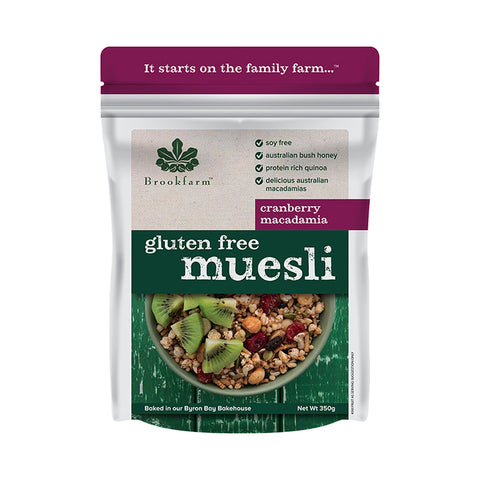 Brookfarm Cranberry Muesli GF 350g