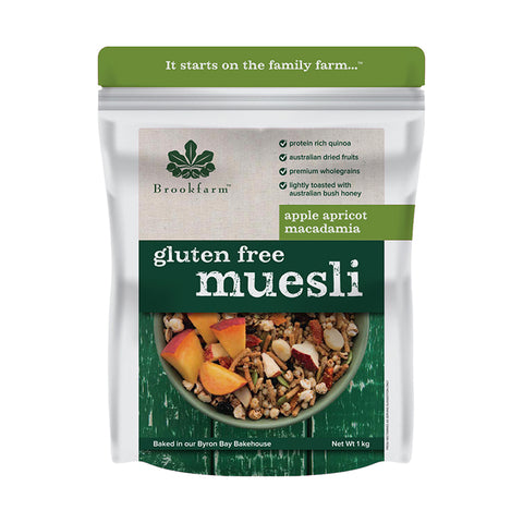 Brookfarm Apple & Apricot Muesli GF 1kg