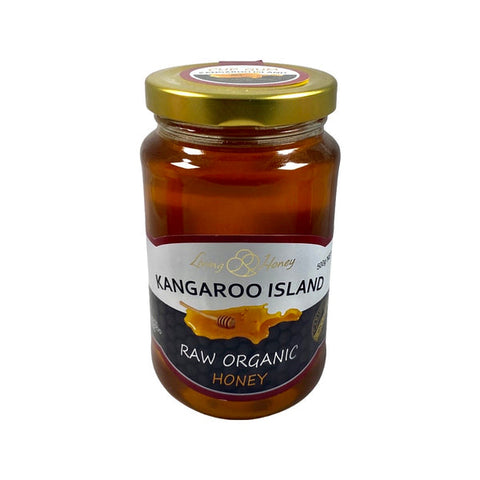 Living Honey Organic Raw KI Honey 500g