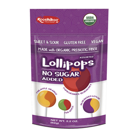 Koochikoo No Sugar Lollipops 5x