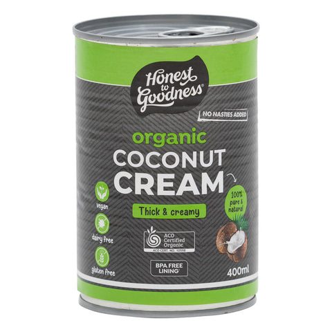 H2G Organic Coconut Cream 400ml