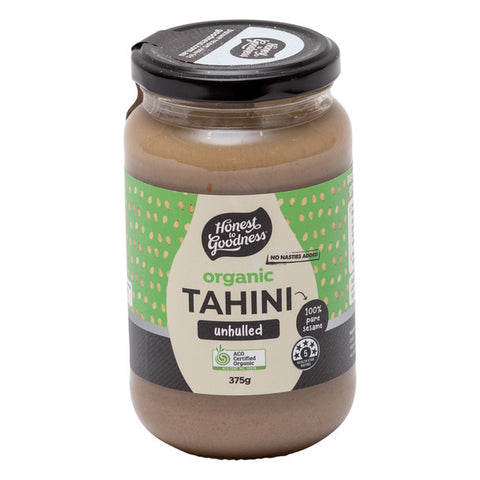 H2G Organic Tahini Unhulled 375g