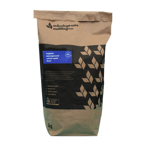 Organic Spelt wholemeal Flour 5KG Bag