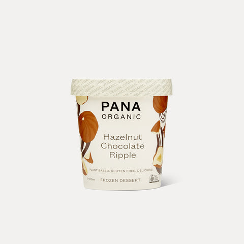 Pana organic Ice Cream Hazelnut Choc Ripple 475ml