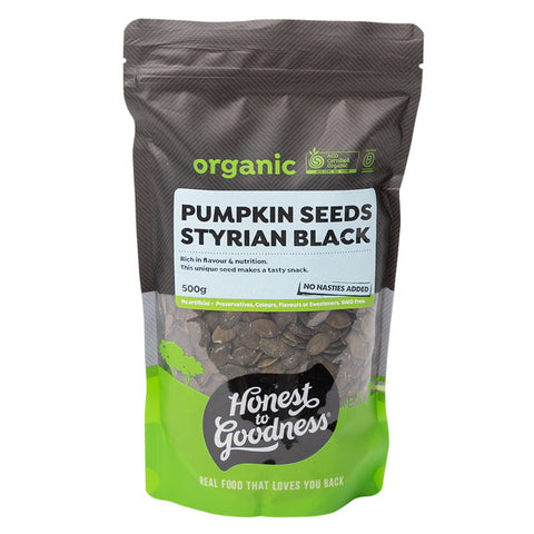 H2G Organic Styrian Black Pumpkin Seeds 500g