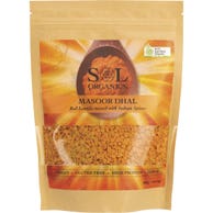 SOL ORGANICS Masoor Dhal Red Lentil Mix - 400g