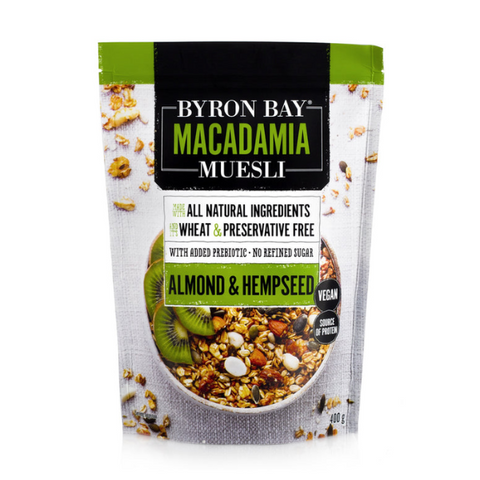 Byron Bay Almond & Hempseed Muesli 400g