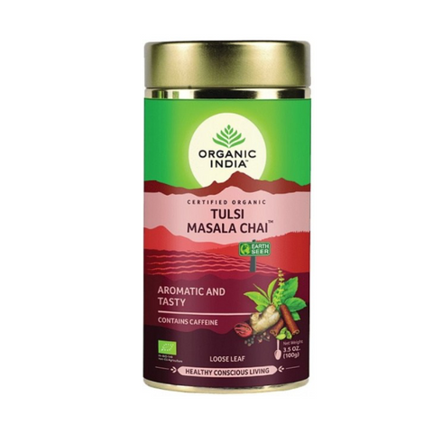 Organic India Tulsi Tea Masala Loose Leaf 100g