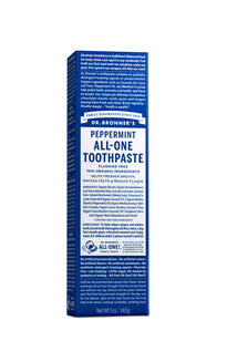 Dr. Bronner's All-one Peppermint Toothpaste 140g