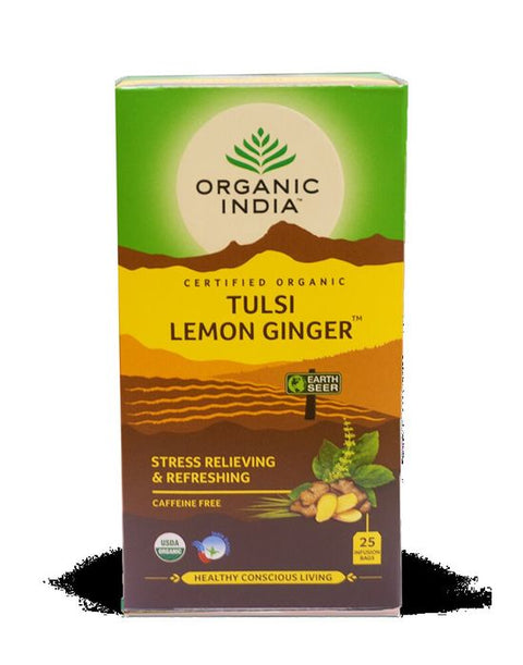 Organic India Tulsi Tea Lemon Ginger