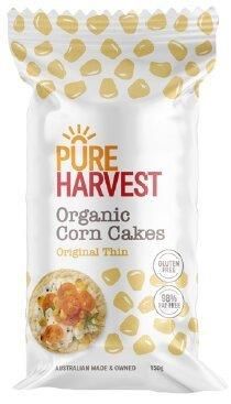 Pure Harvest Organic Corn Cake Thins  150g