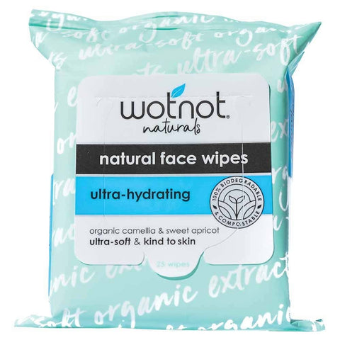WOTNOT Facial Wipes Ultra-hydrating x25