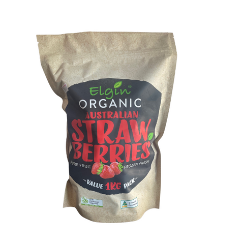 Elgin Organic Strawberries 1kg