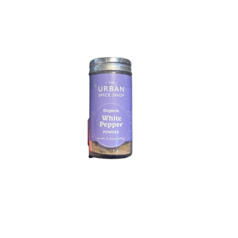 Urban Spice Shop Organic White Pepper Shaker 53g