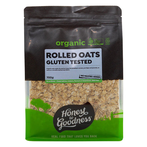 Organic Rolled Oats - Gluten Tested 700g