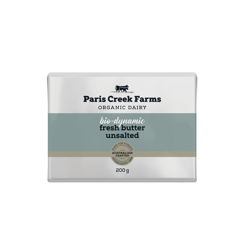 Paris Creek Bio-dynamic Unsalted Butter 200g