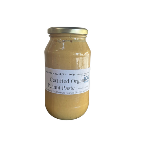 Certified Organic Peanut Paste 500g