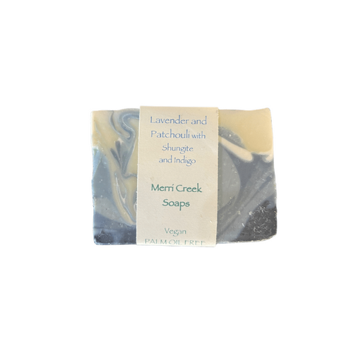 Merri Creek Lavender and patchouli with indigo soap