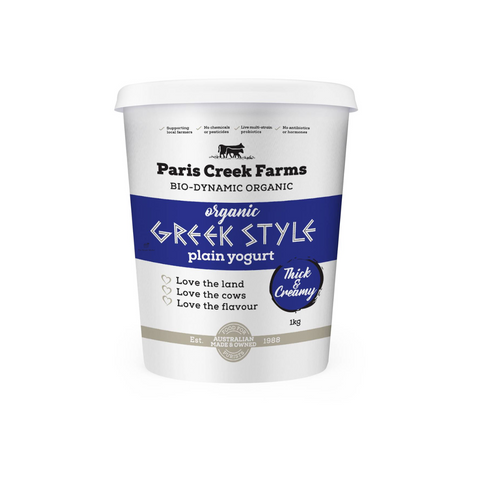 Paris Creek Bio-dynamic Greek Style Yogurt Plain 1kg