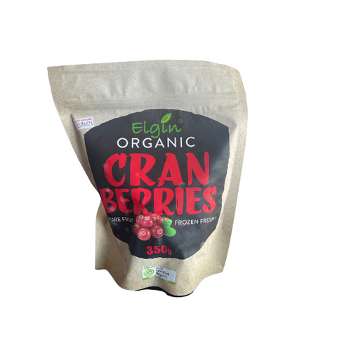 Elgin Organic Frozen Cranberries 350g