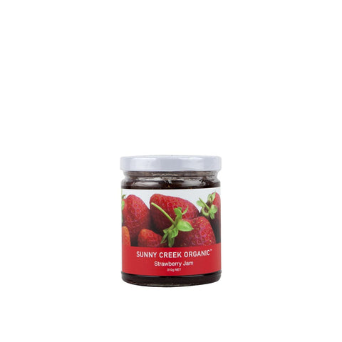 Sunny Creek Organic Strawberry Jam 310gm