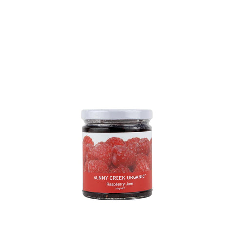Sunny Creek Organic Raspberry Jam 310gm