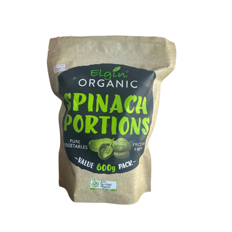 Elgin Organic Frozen Spinach 600g