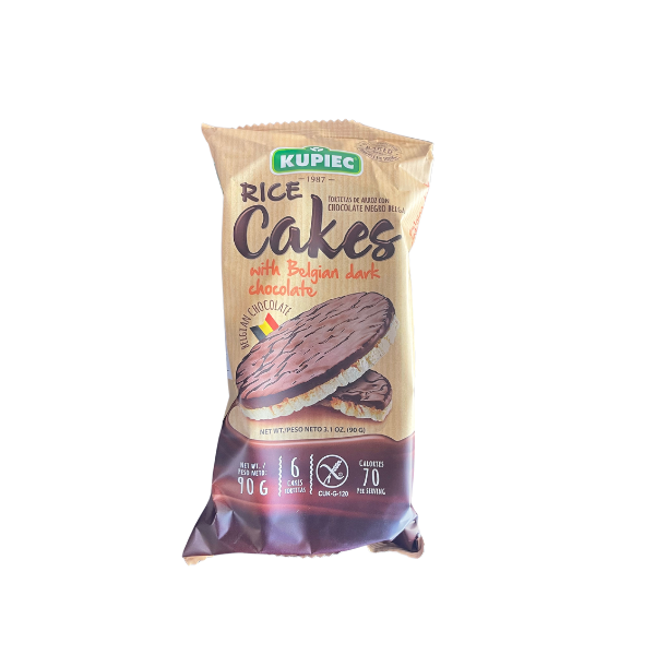 Kupiec Gluten Rice Cakes Dark Choc 90g The Simple Market