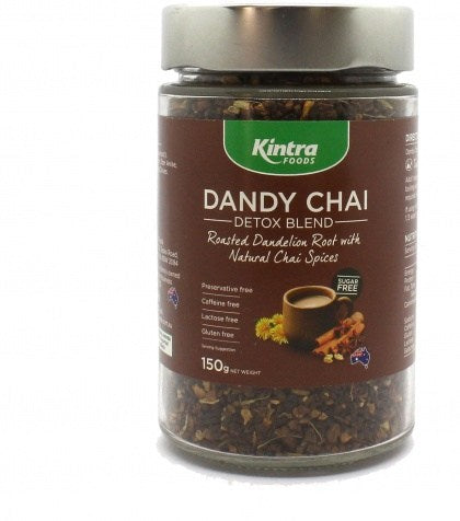 Kintra Foods Dandy Chai - Roasted Dandelion Root Granular - 150g