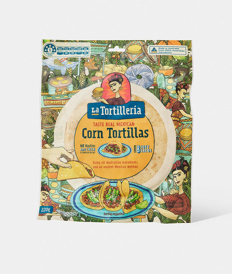 La Tortilleria Corn Tortillas (8pk) 220g